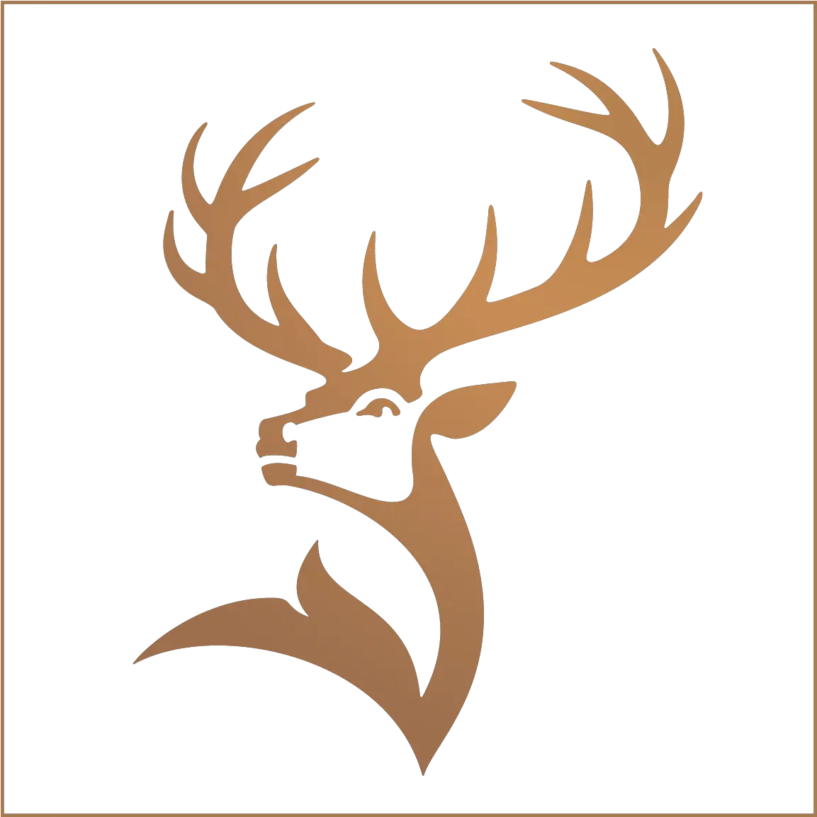 Transparent Deer Logo Png Glenfiddich Logo Png