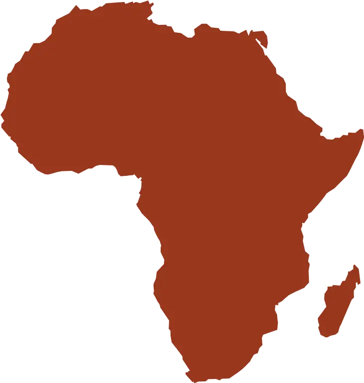 An Illustration Of The Continent Of Africa Transparent African Map Png