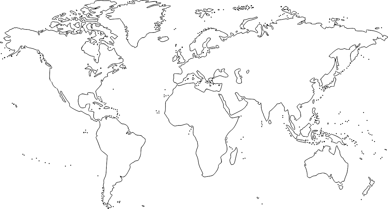 World Map Outline Png