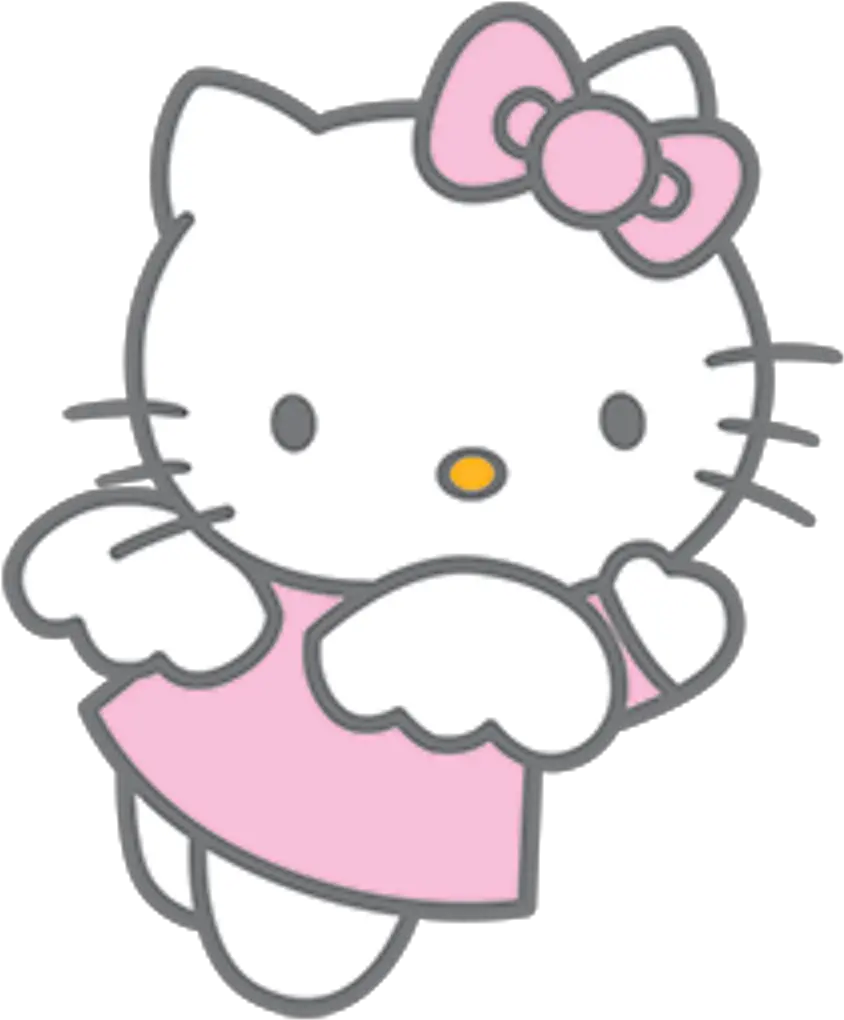 Hellokitty Sanrio Angel Cute Wings Freetoedit Hello Kitty Stickers Png