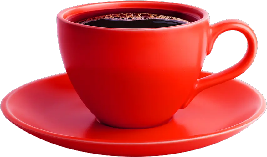 Red Cup Of Coffee Png