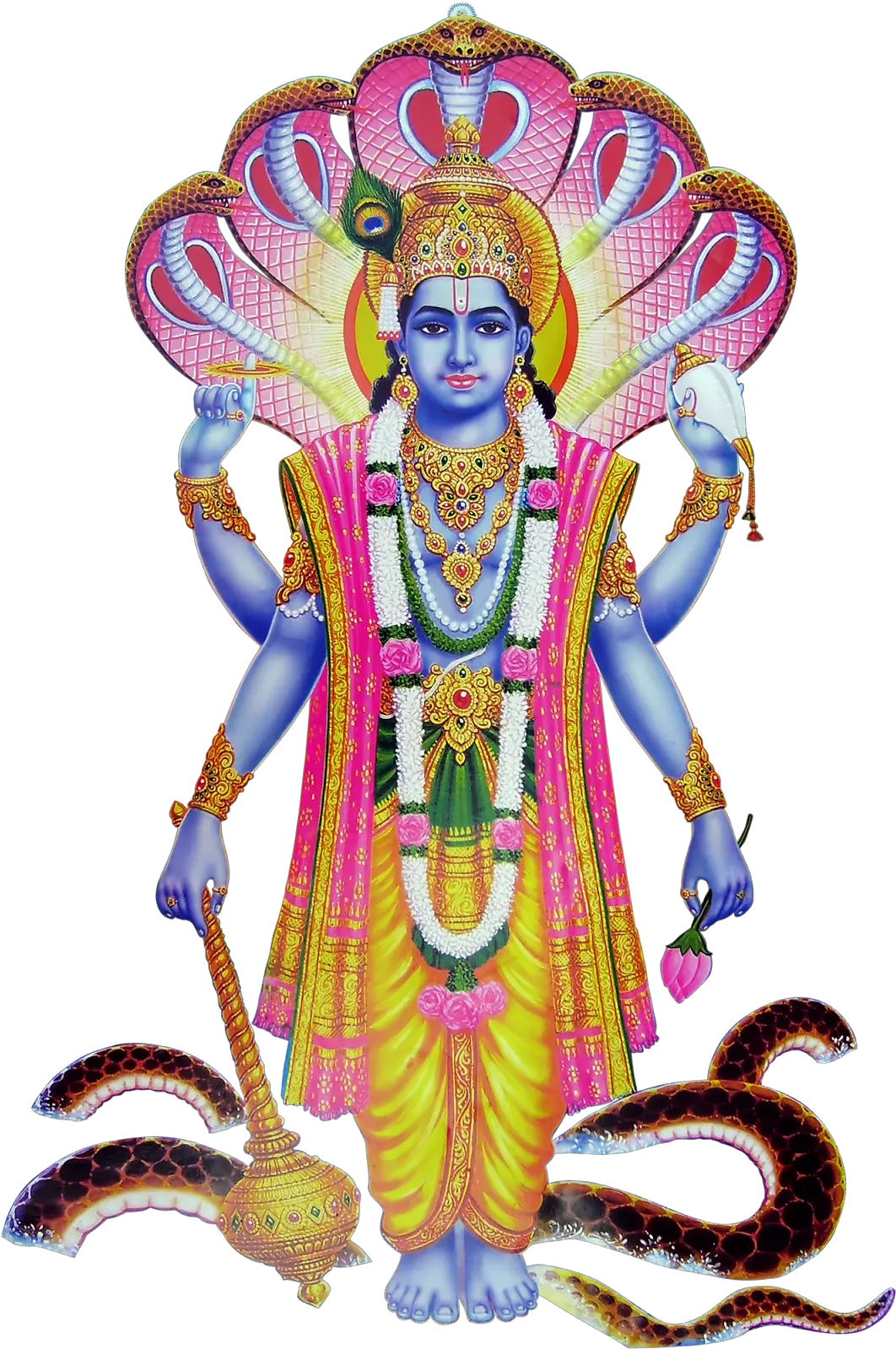 Gods Cliparts And Images Transparent Lord Vishnu Png