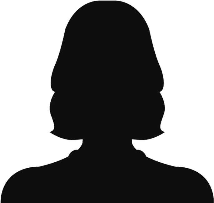 Woman Head Silhouette Png Black And White Download Woman Female Silhouette Head Png