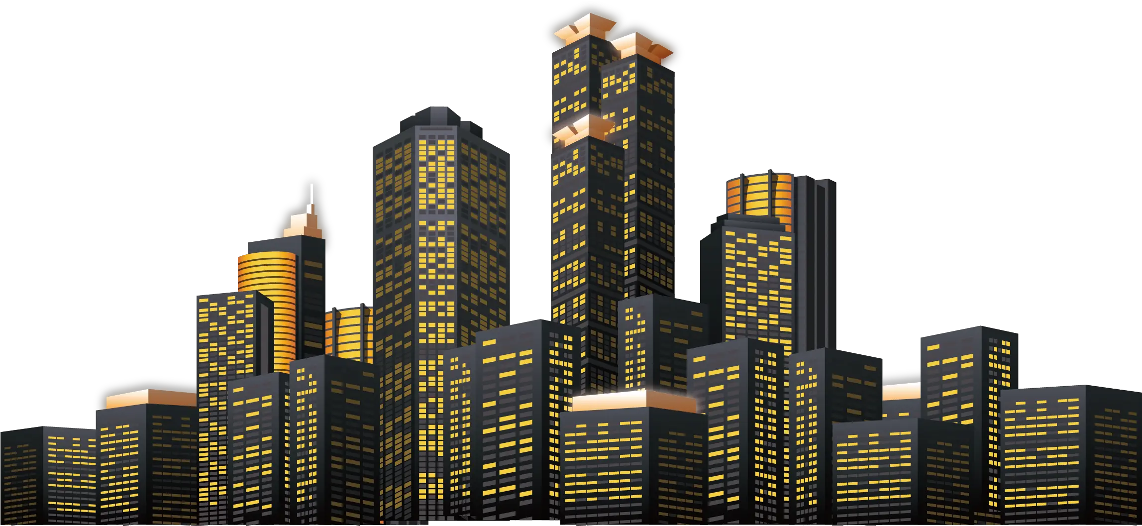 New York City Skyline Royalty Free Illustration City Night Vector Png