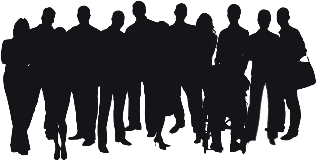 Ep 26 Group Of People Silhouette Png