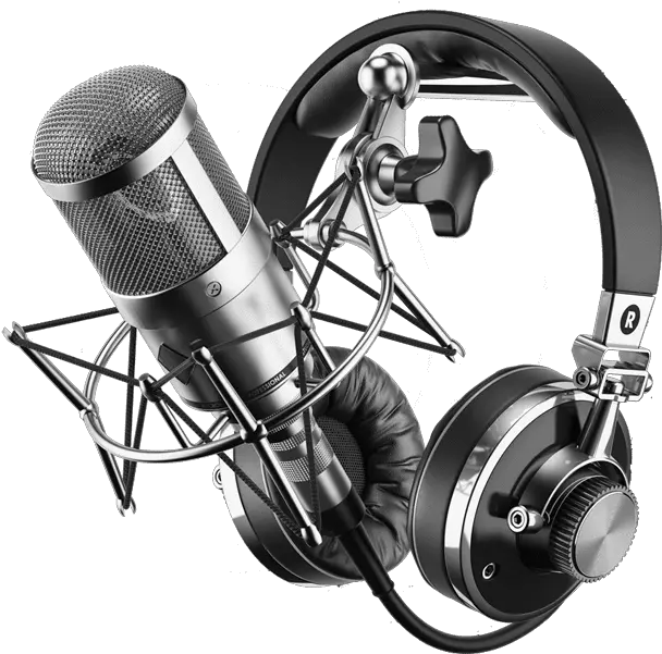 Mic And Headphones Png