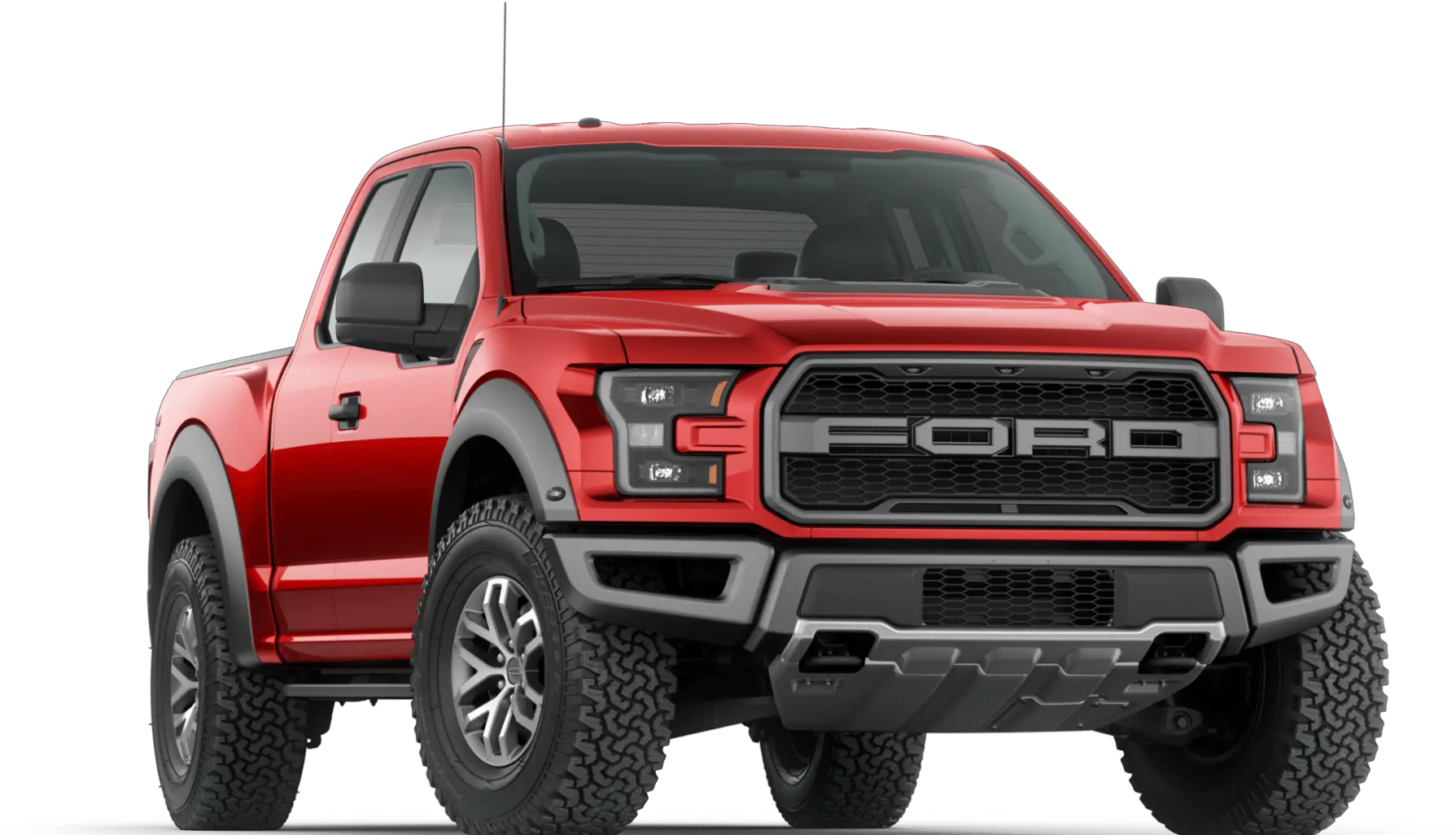 Red Ford F150 Raptor