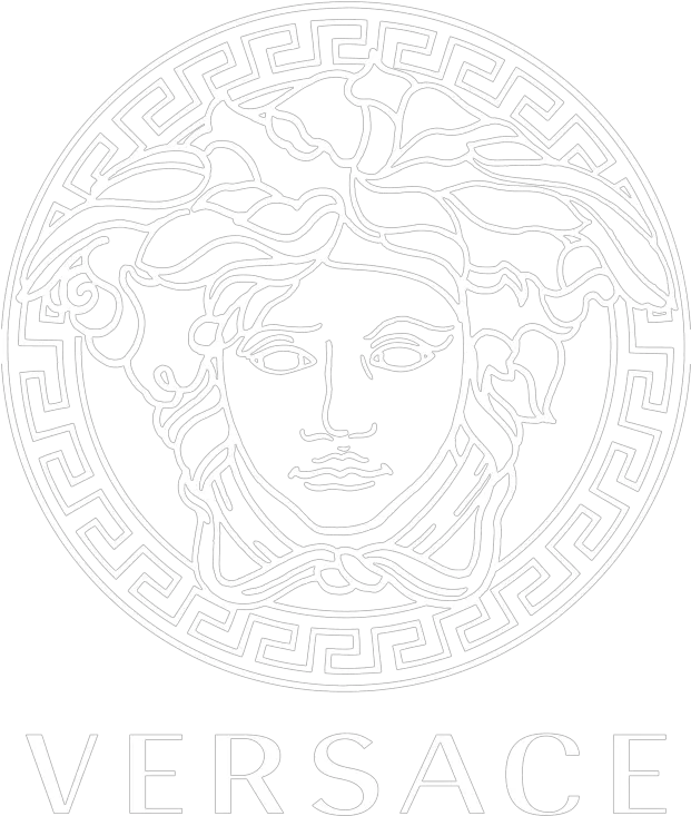 Versace White Logo Png