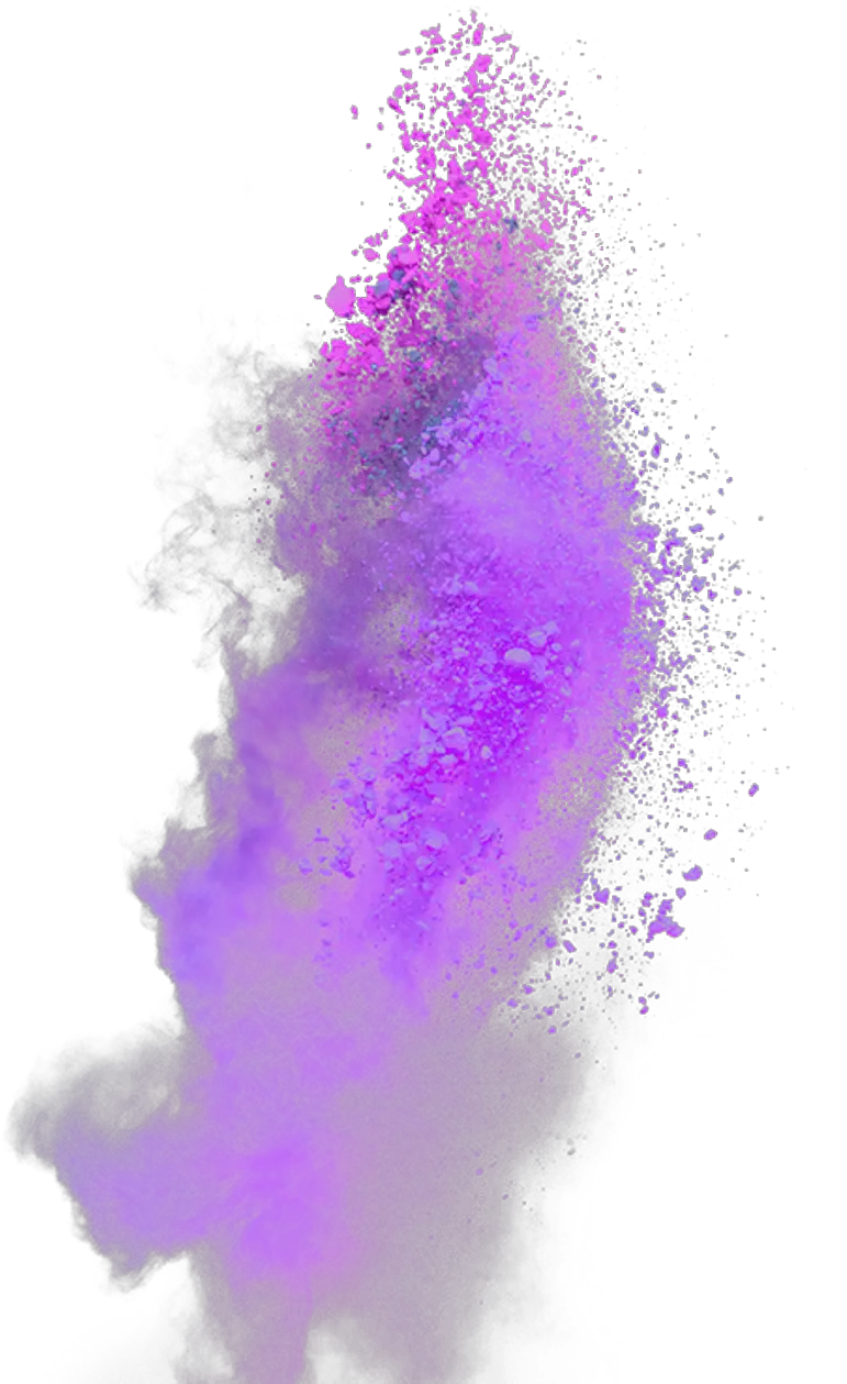 Purple Smoke Transparent Purple Powder Explosion Png