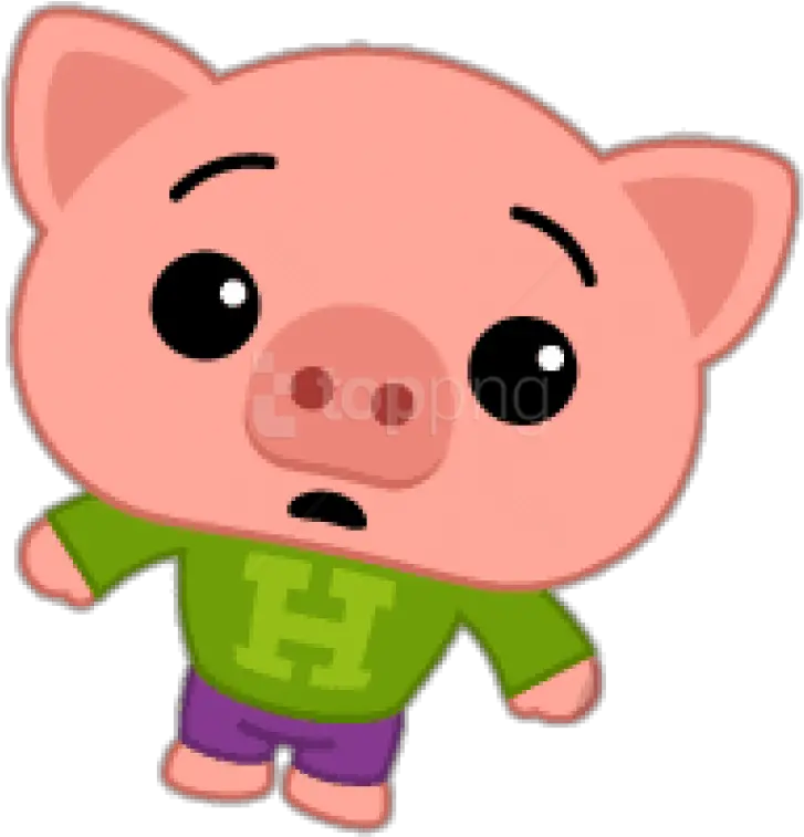 Transparent Png Pig Bam Plim Plim Png