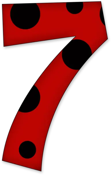 Numero 7 Ladybug Png