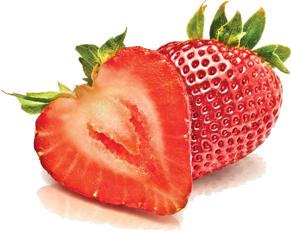 Transparent Background Strawberry Slices Png