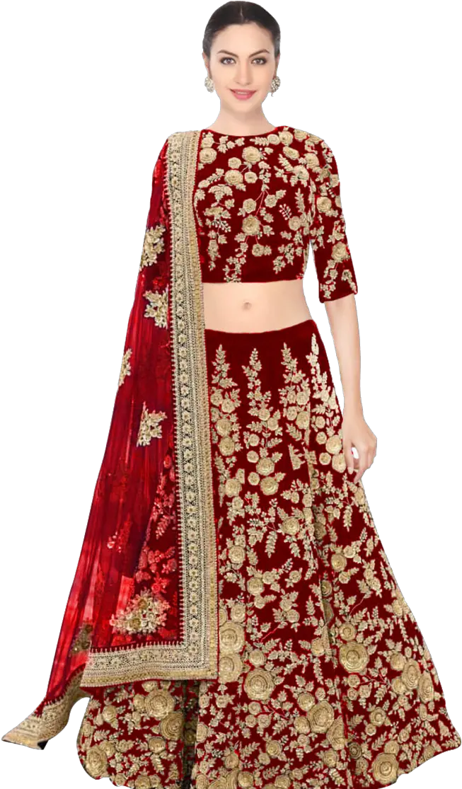 Red Bridal Lehenga Png Image Download Indian Wedding Dresses For Mother And Daughter