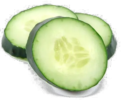 Sliced Cucumber Png High-quality Image Transparent Background Cucumber Slice