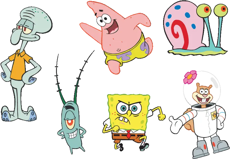 Spongebob Squarepants Spongebob And Friends Clipart