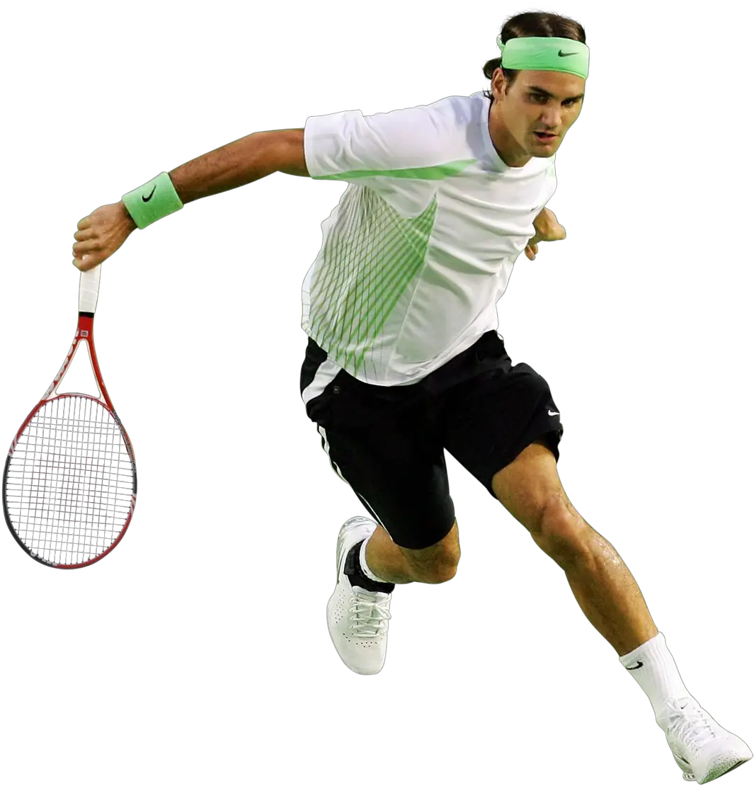 Download Roger Federer Transparent Png Transparent Tennis Player Png