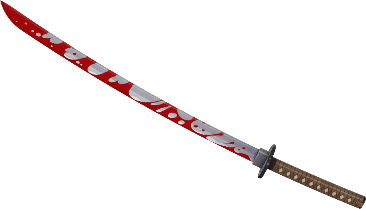 Transparent Melee Png Samurai Sword With Blood