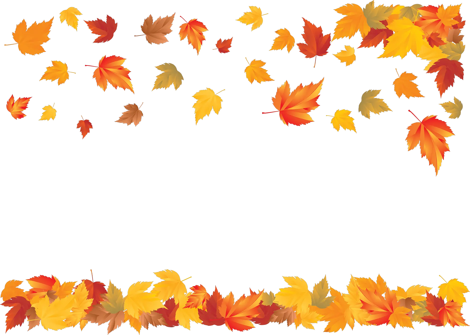 Transparent Fall Clip Art Transparent Background Fall Leaves Clipart