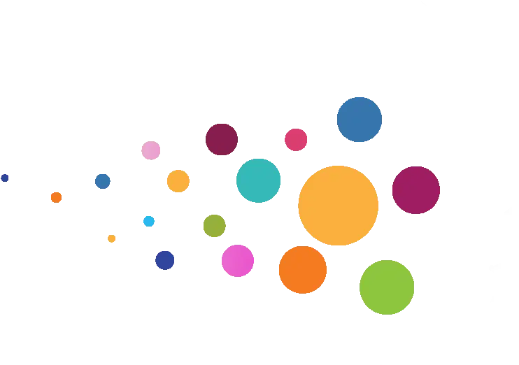 Colorful Dots Png Circle