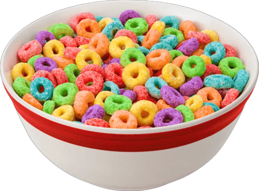 Free Png Download Cereal Png File Png Images Background Bowl Of Fruit Loops Cereal