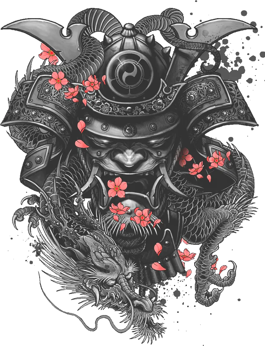 Irezumi Tattoo Sleeve Samurai Download Hq Png Clipart Samurai Art