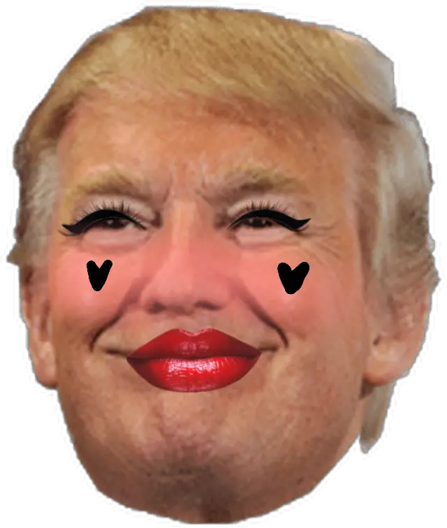 usa funny funnyface maqueup donaldtrump Discord Donald Trump Emoji