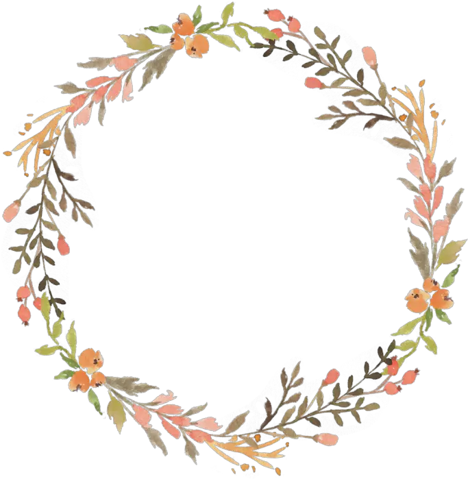 Floral Wreath Watercolor Transparent Decorative Transparent Floral Wreath Png