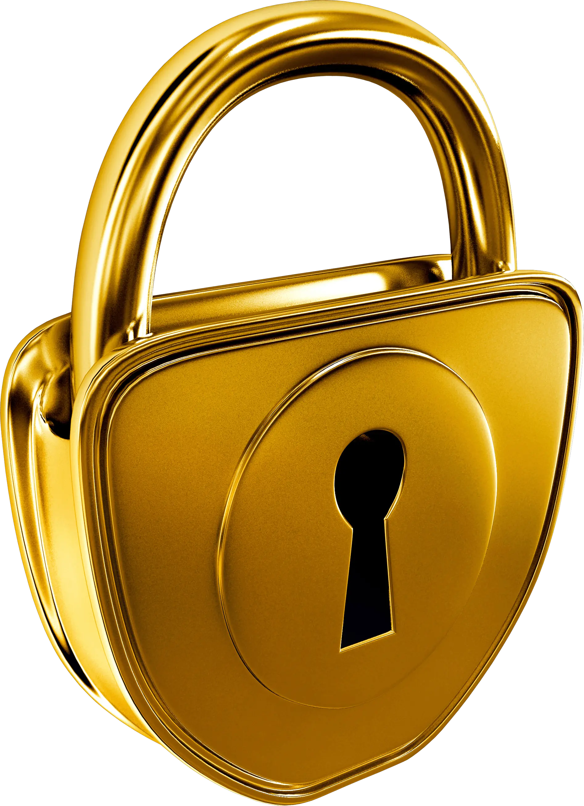 Gold Padlock Golden Lock Png