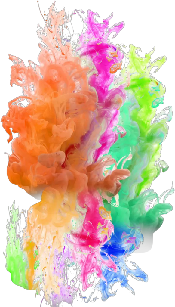 ftestickers smoke coloredsmoke colorful rainbowcolors Color Smoke Effect Png