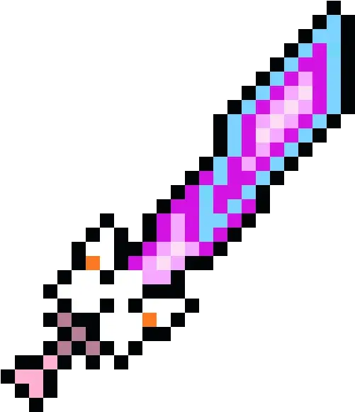 Pixel Sword Png Meowmere Pixel Art