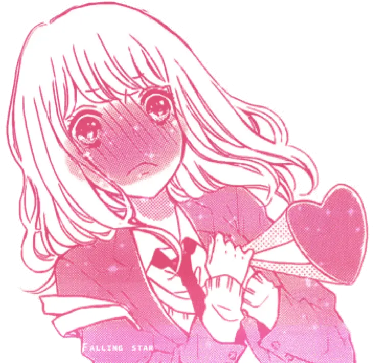 Transparent Anime Love Png Baby Pink Anime Aesthetic