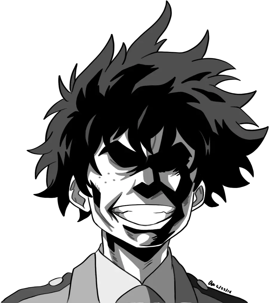 Deku All Might Face Png Midoriya All Might Face