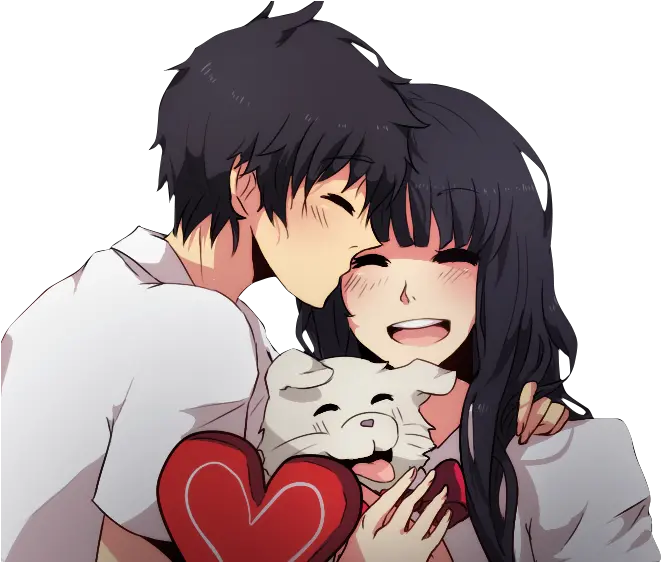 Transparent Anime Love Png Cute Anime Couples Love