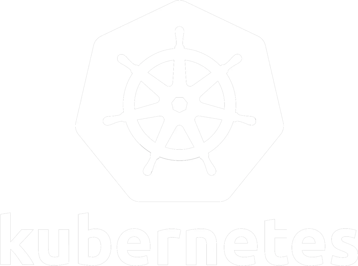 White Kubernetes Logo Png