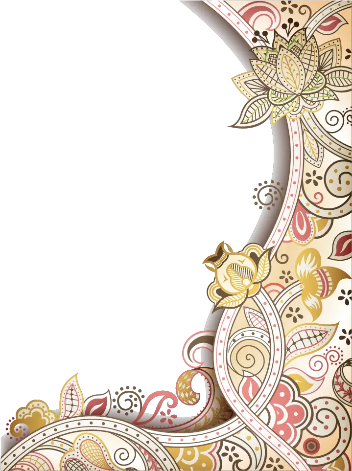 Transparent Paisley Clipart Design Flower Vector Png