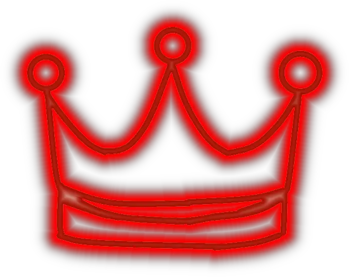 crown neon glow redglow glowingcrown Edit Circle