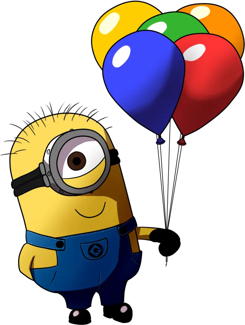 Transparent Happy Birthday Balloon Png Minion Birthday Png