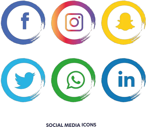 Clip Art Social Media Set Whatsapp Transparent Social Media Logos