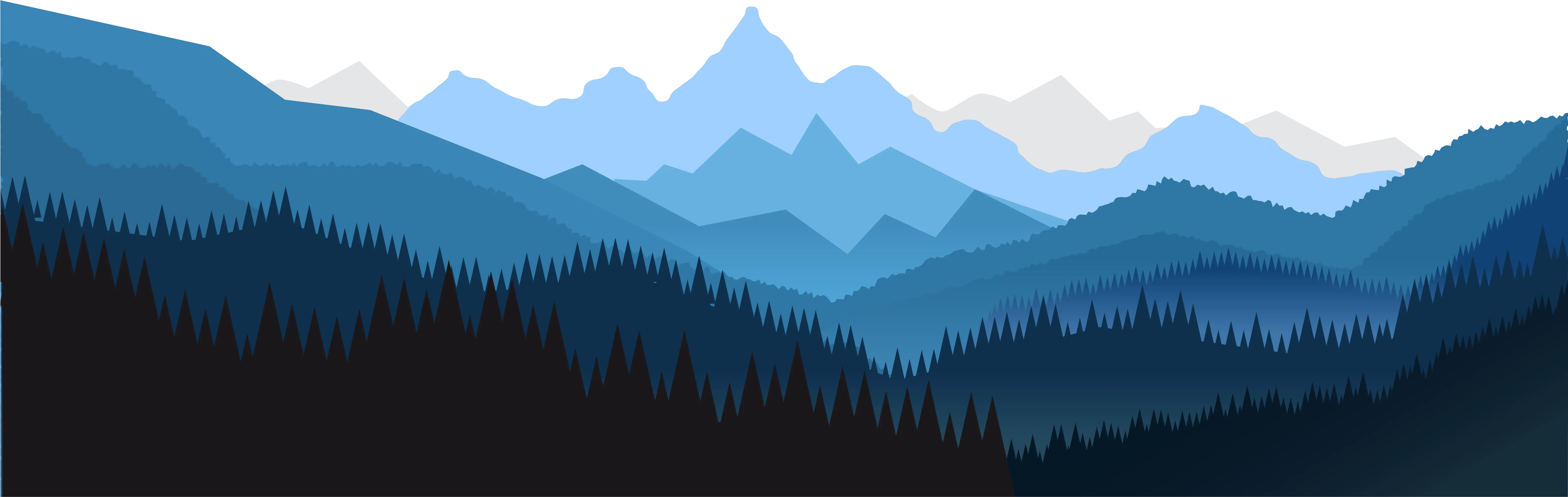 Euclidean Vector Angle Forest Night Free Frame Clipart Background Mountain Vector Png