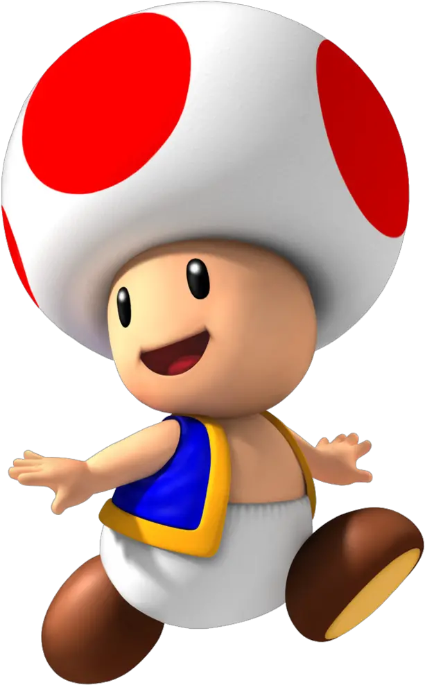 Super Mario Red Toad