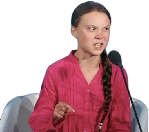 Greta Thunberg Transparent Background