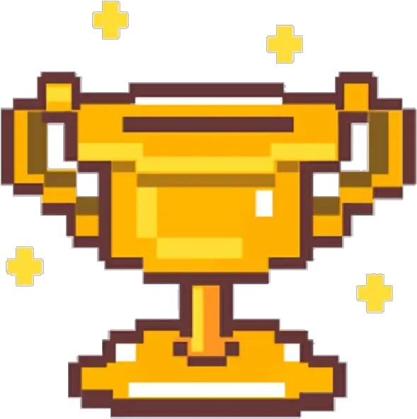 trophy soccer pixel pixelart Trophy Pixel Art