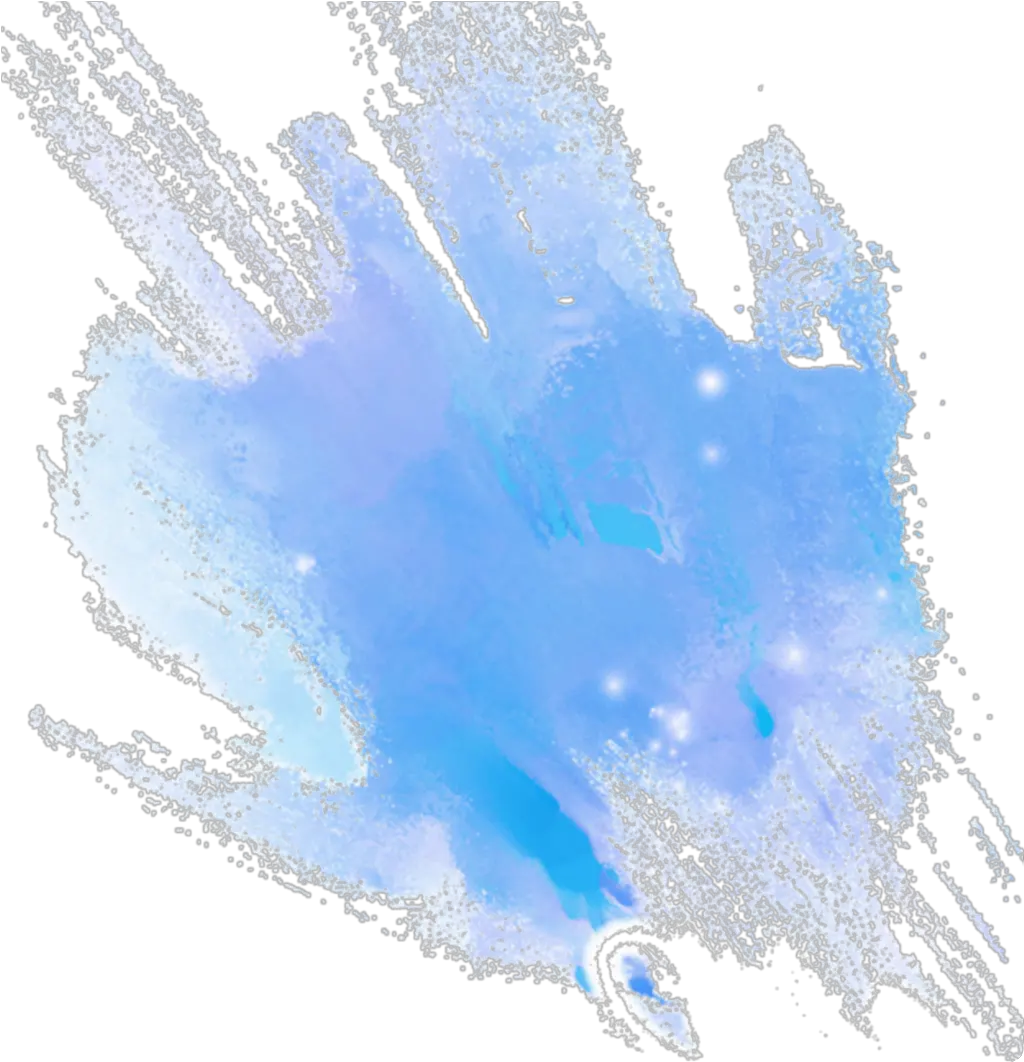 freetoedit pastel blue watercolor paint splotch Tinta Png