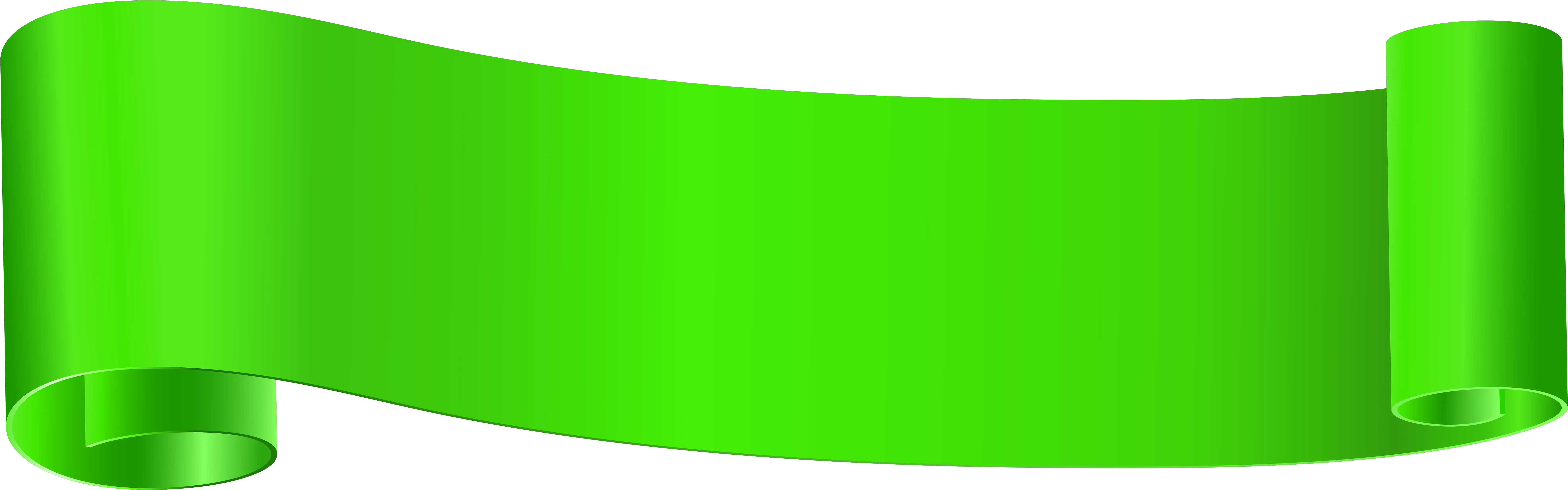 Banner Faixa Verde Png