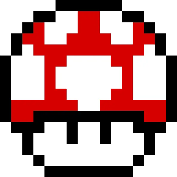 Pixel Mario Mushroom Gif