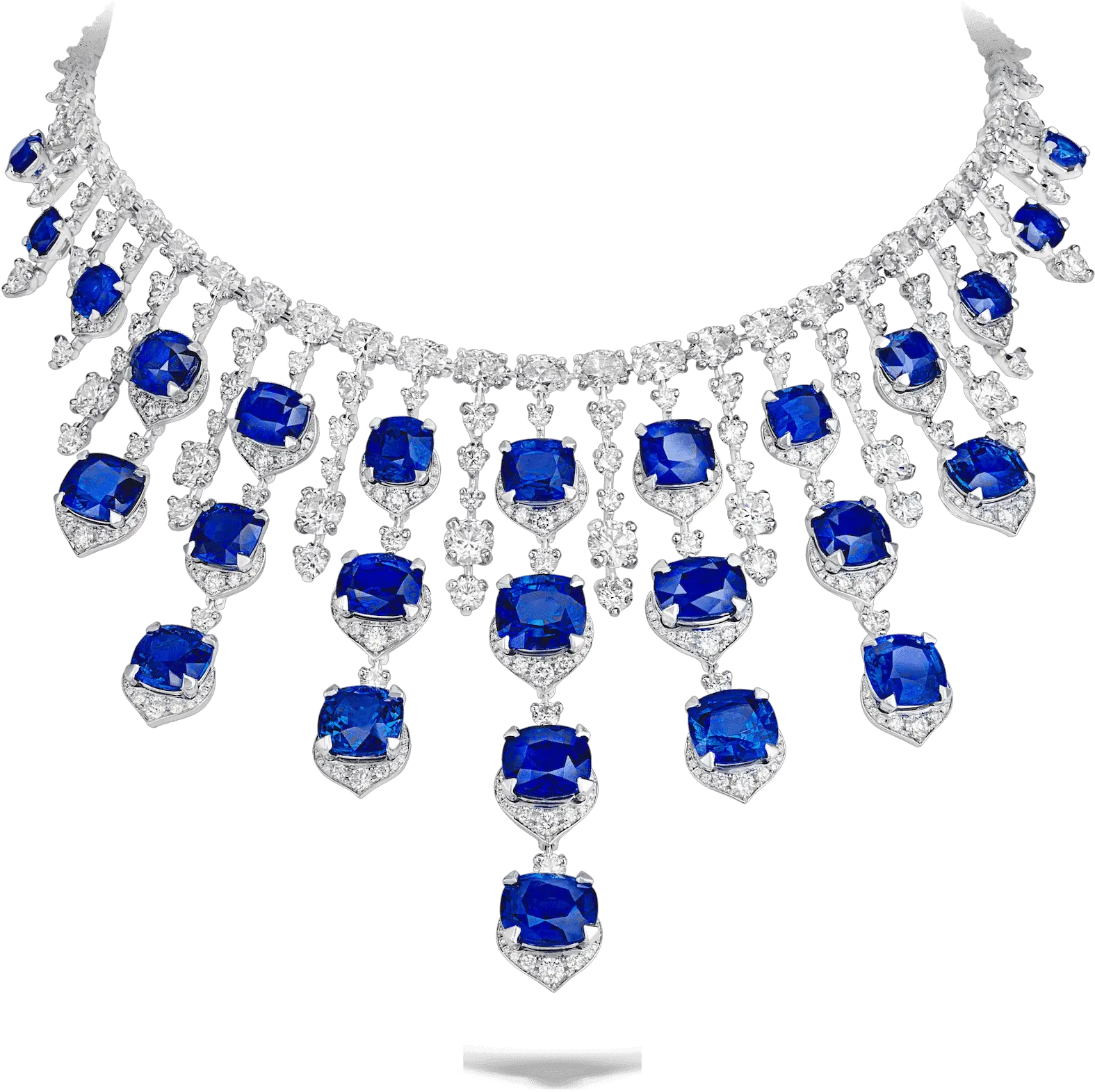 Sapphire And Diamond Necklace Sapphire And Diamond Necklace David Morris