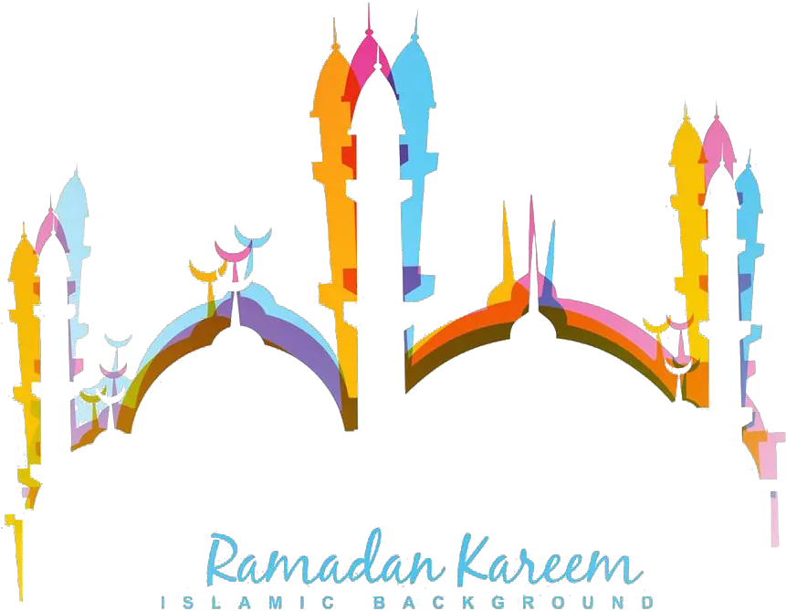 Silhouette Mubarak Islamic Color Mosque Ramadan Al-adha Eid Ul Adha Background Png