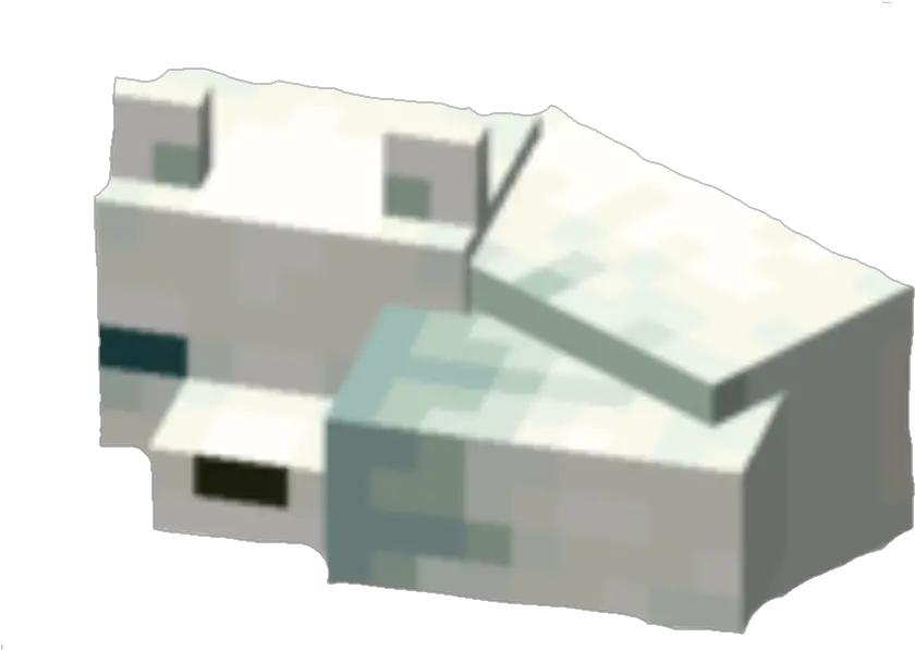 Minecraft Arctic Fox Sleeping