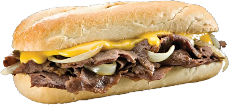 Philly Cheese Steak White Background