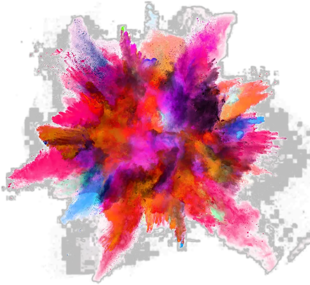 Color Powder Explosion Png